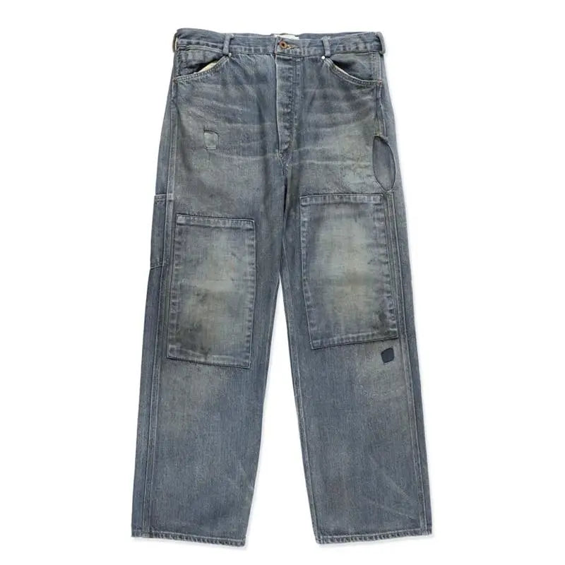 BOWWOW 25AW MINER'S REPAIRED DENIM WORK PANTS